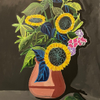 Summer sun flowers