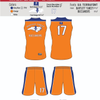 Bartlett Yancey Flag Football Jersey ORANGE