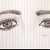 Pen art.. Eyes.. Ammulu.. 