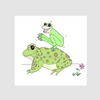 Whimsical Leap Frog & Toad Illustration