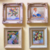 Four miniature paintings  aprox. 3 x 3