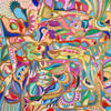681 Golden Symphony: Vibrant Abstraction