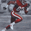 Jerry Rice - Color on Black and White