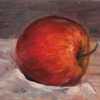 Apple aceo miniature oil painting