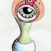 Janus Bird and Eye II (original sketch)
