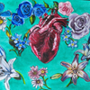 Heart is blooming when loves