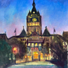 $120 SL City County Building Nocturne