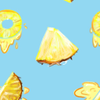 Seamless pineaple pattern