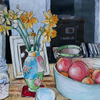 Still life with apples