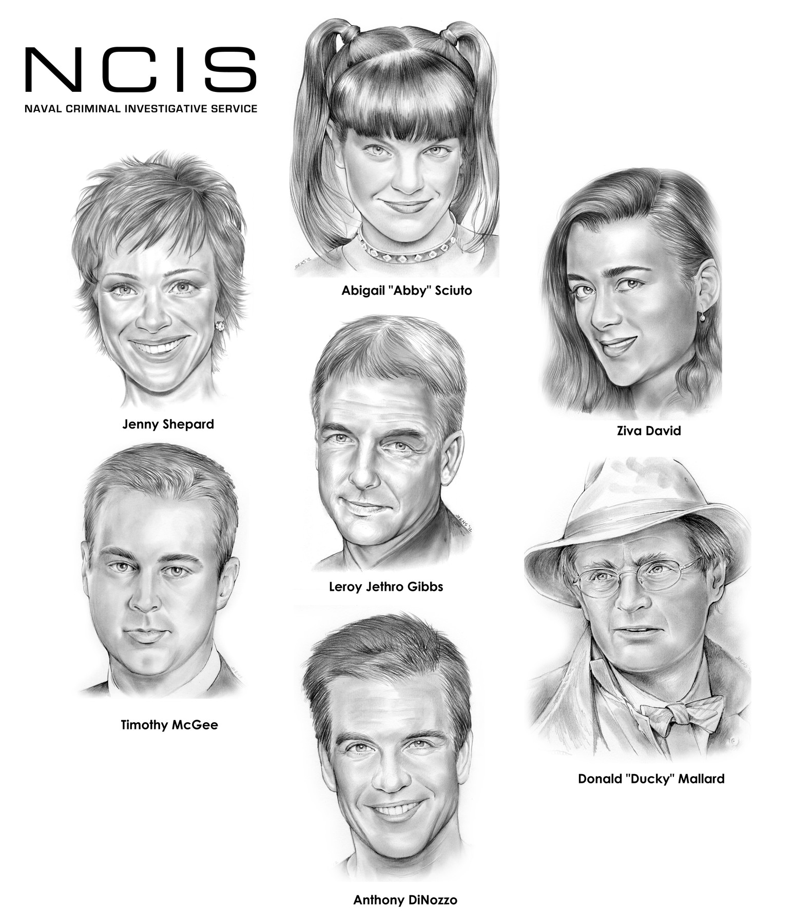 NCIS Team by Greg Joens