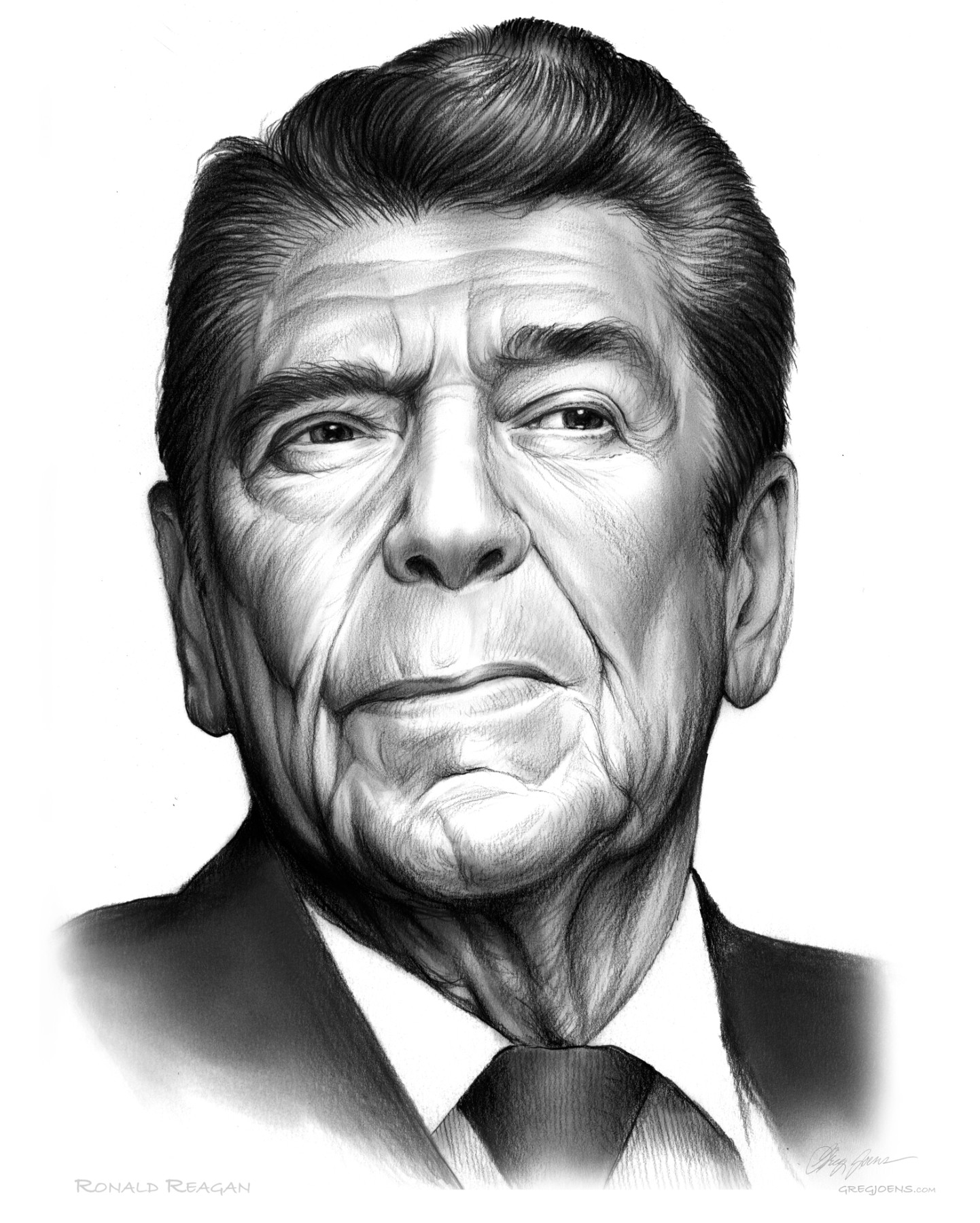 Ronald Reagan by Greg Joens | ArtWanted.com