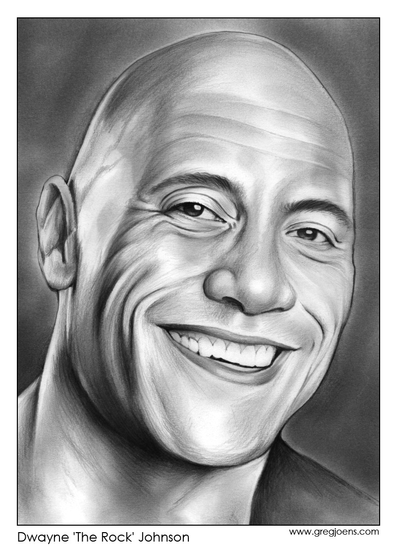 the rock wwe drawings